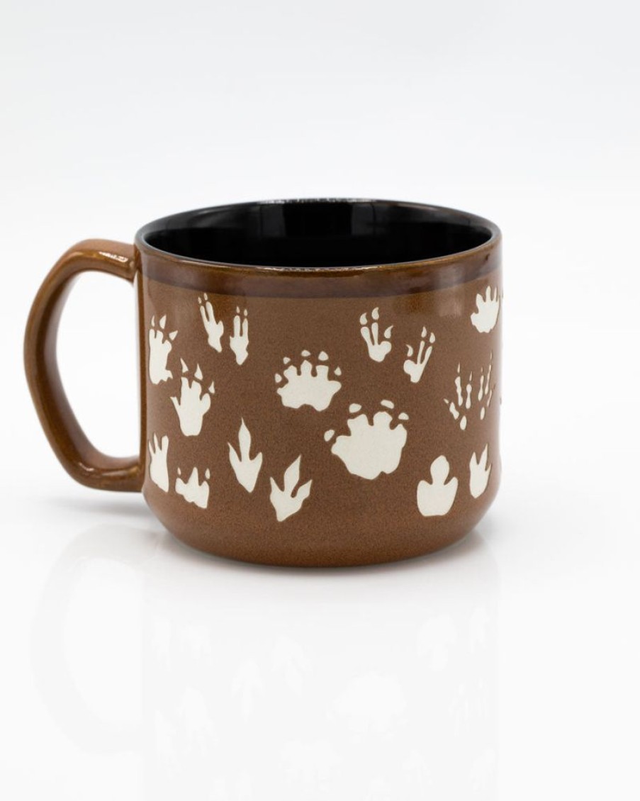 Kitchen + Bar Cognitive Surplus | Dinosaur Footprints Mug - Hand Carved | Cognitive Surplus