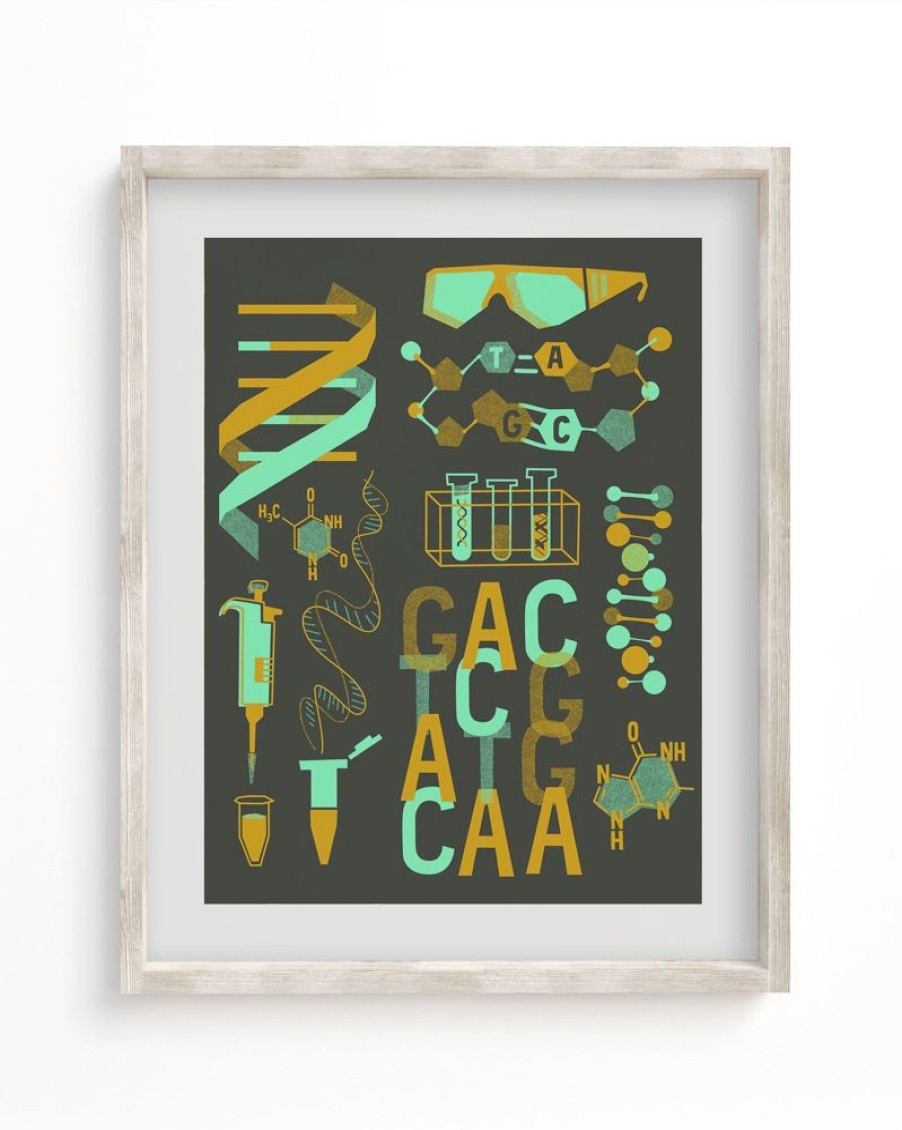 Wall Art Cognitive Surplus | Retro Dna Museum Print | Genetics Gift