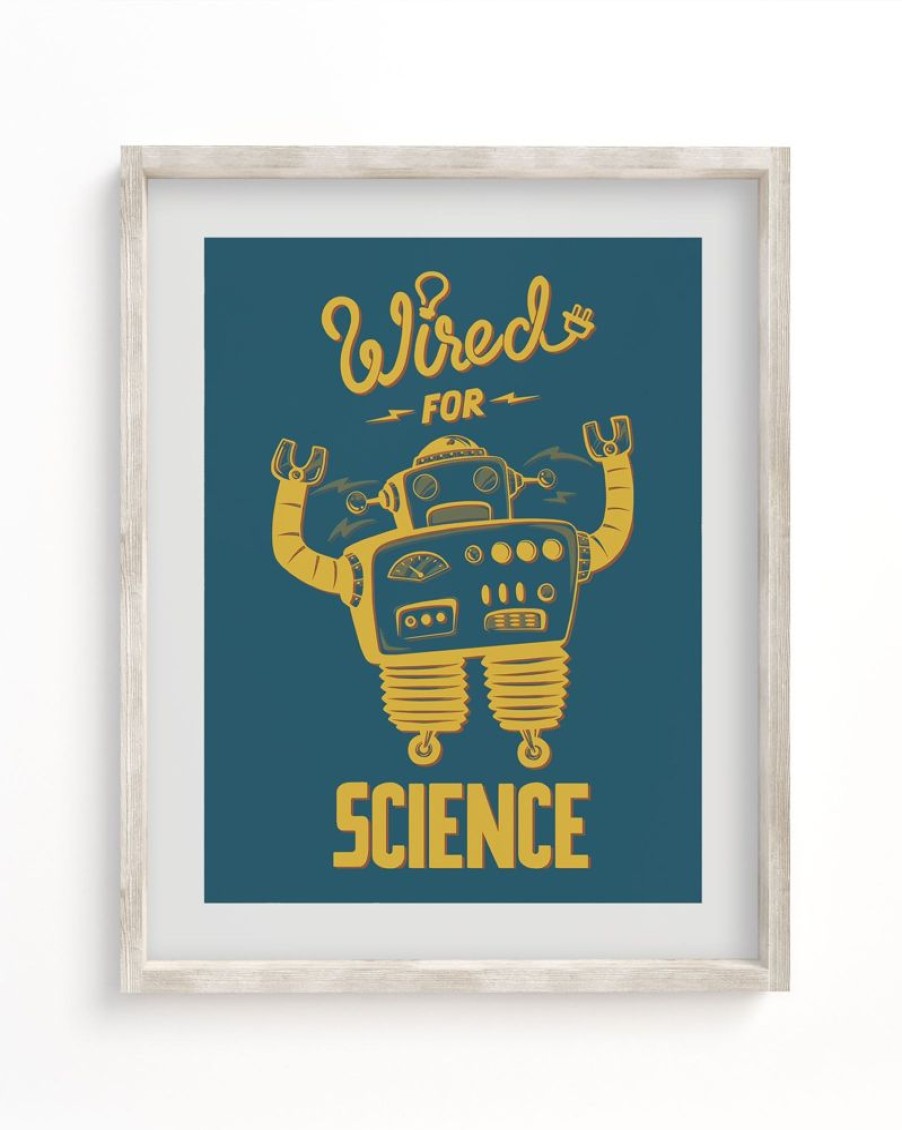 Wall Art Cognitive Surplus | Wired For Science Robot Museum Print