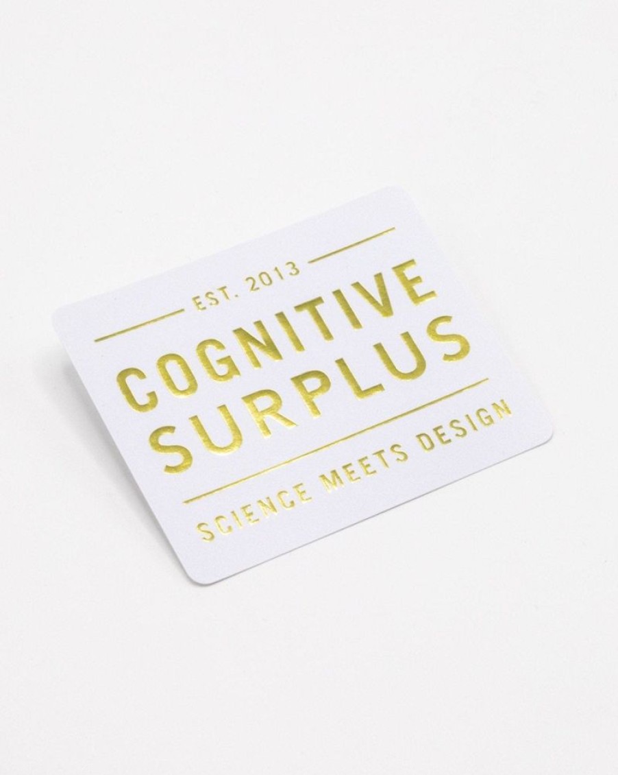 Stationery Cognitive Surplus | Cognitive Surplus Logo Gold Sticker