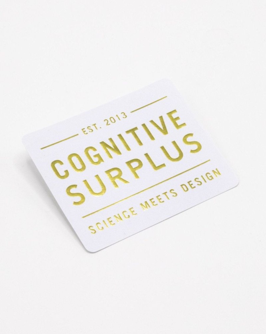 Stationery Cognitive Surplus | Cognitive Surplus Logo Gold Sticker