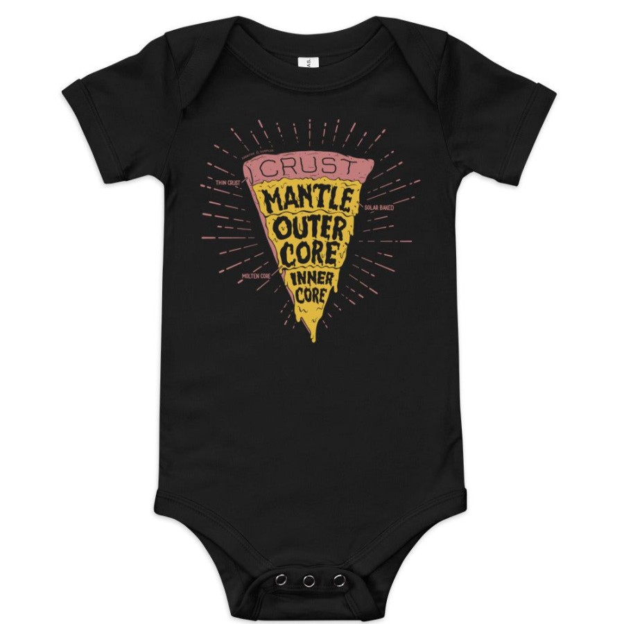 Apparel Cognitive Surplus | Slice Of Earth Pizza Baby Bodysuit