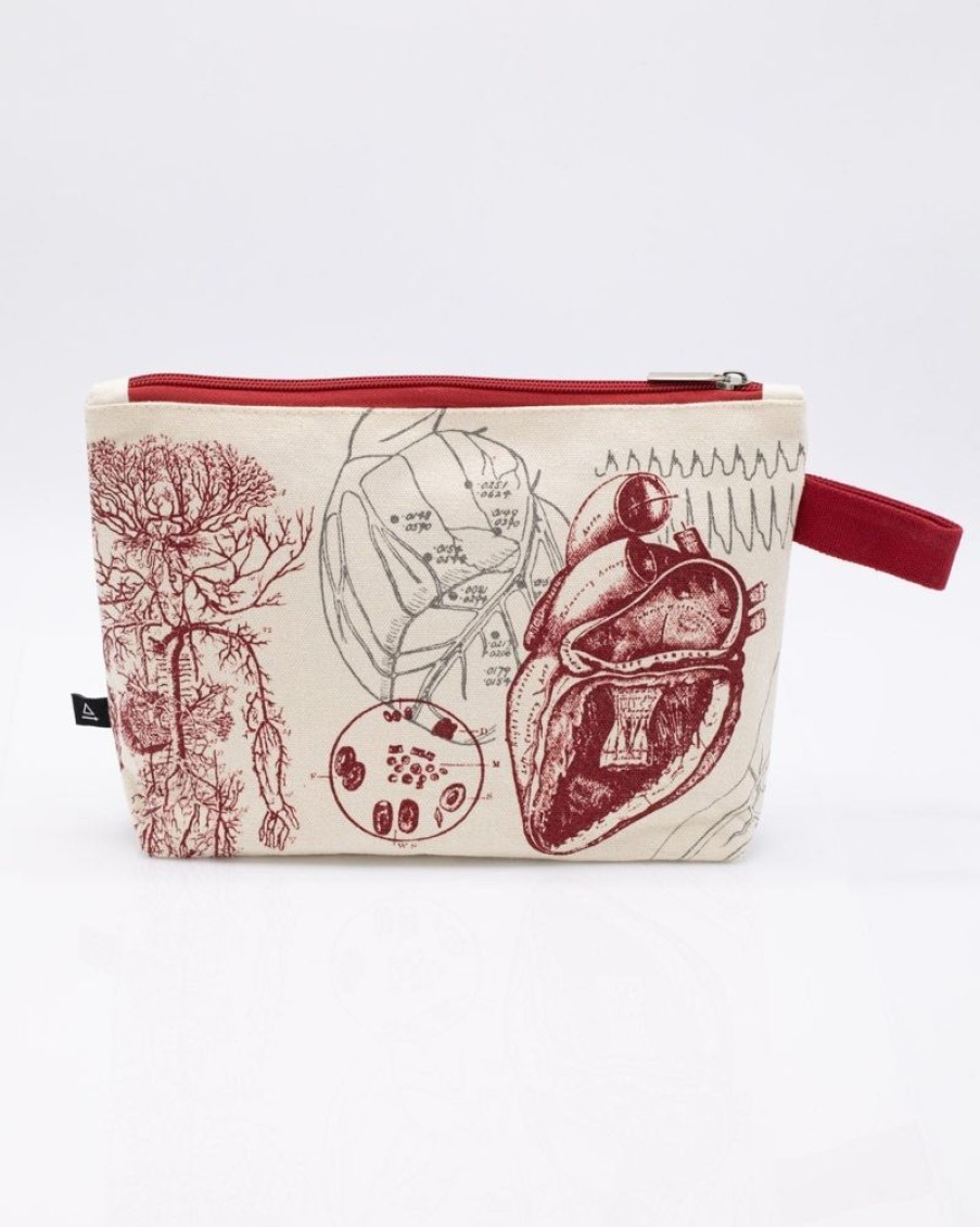 Bags Cognitive Surplus | Heart Anatomy Pencil Bag