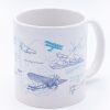 Kitchen + Bar Cognitive Surplus | Flight Science Mug 20 Oz | Physics Gift