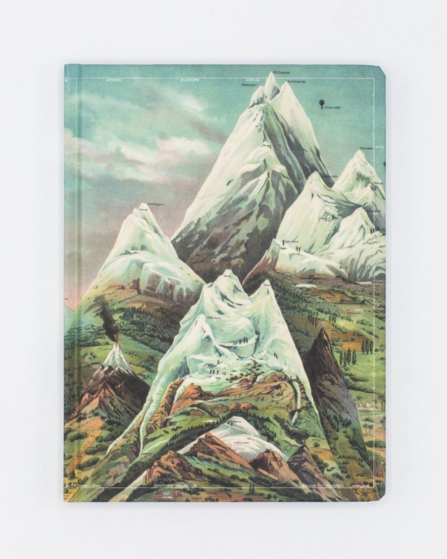 Notebooks Cognitive Surplus | Mountain Journal - Hardcover | Geologist, Hiking Gift